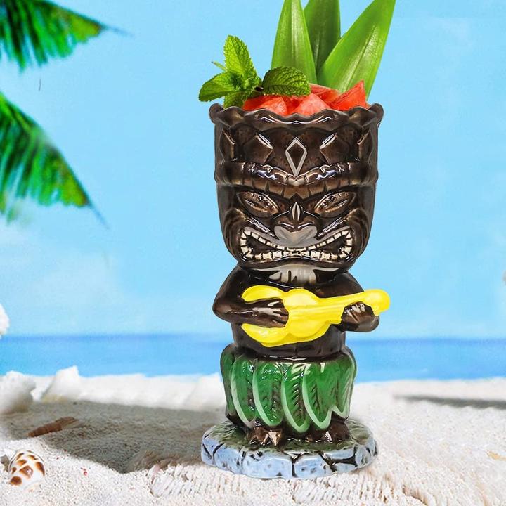 Immagine prodotto Suprobarware Bicchieri Tiki (0.39 l, 4x)