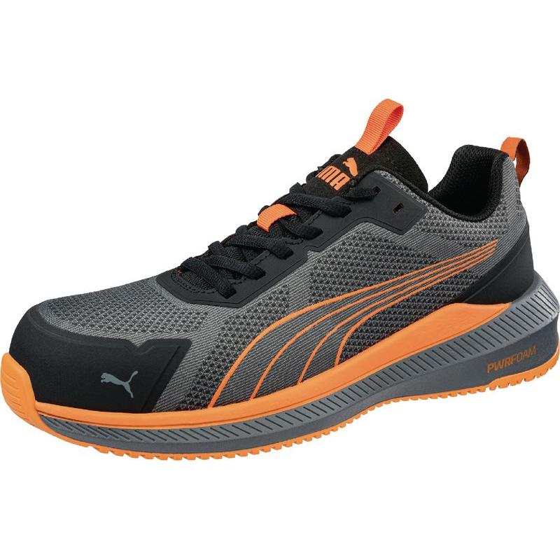 Thumbnail - Puma, Sicherheitsschuhe, S1PS Slide Grey/Orange Low (45)