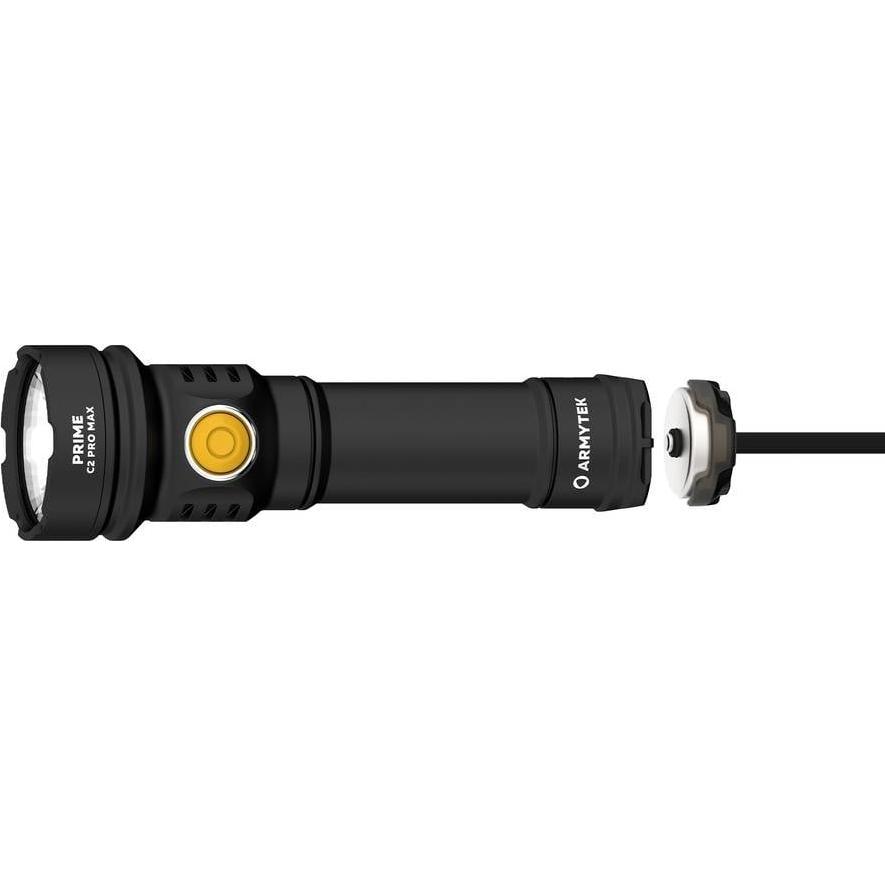 ArmyTek, Taschenlampe, Prime C2 Pro Max Warm LED Taschenlampe mit Handschlaufe, mit Holster akkubetrieben 3720lm 2 (13.3...
