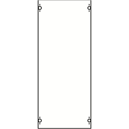 Striebel & John, Verteilerschrank Zubehör, STR 1B0A Verteilerfeld BH0 600x250mm BerÃ¼hrungsschutz