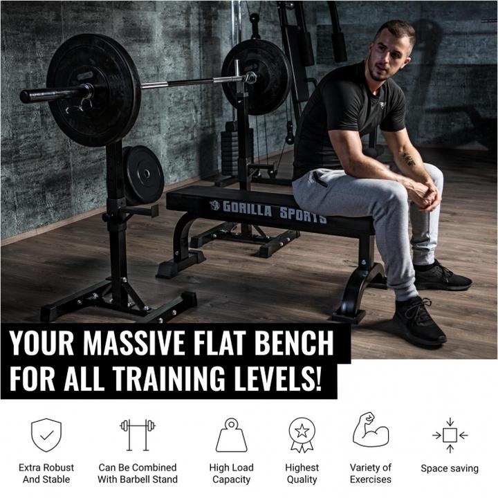 Actual product image Gorilla Sports Flat bench