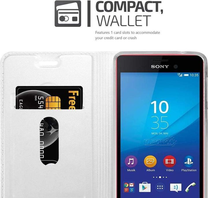 Image du produit Cadorabo Book Classy Style Cover (Sony Xperia M4 Aqua)