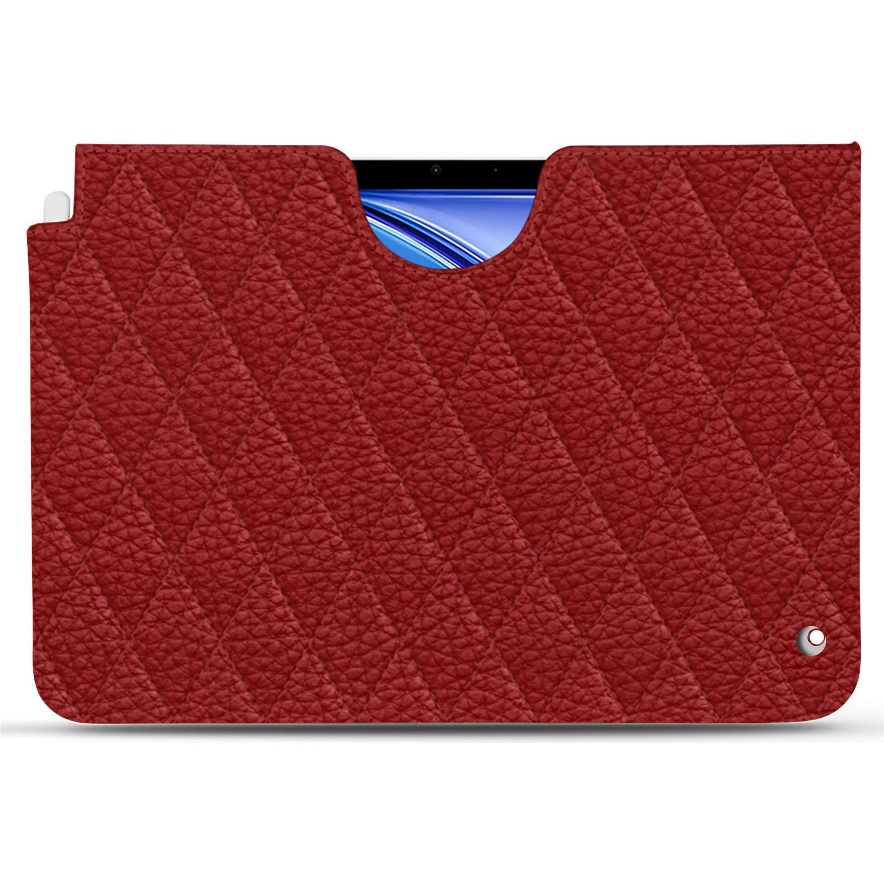 Noreve Lederschutzhülle (iPad Air 2020 (4. Gen), iPad Air 2022 (5. Gen)), Tablet Hülle, Rot