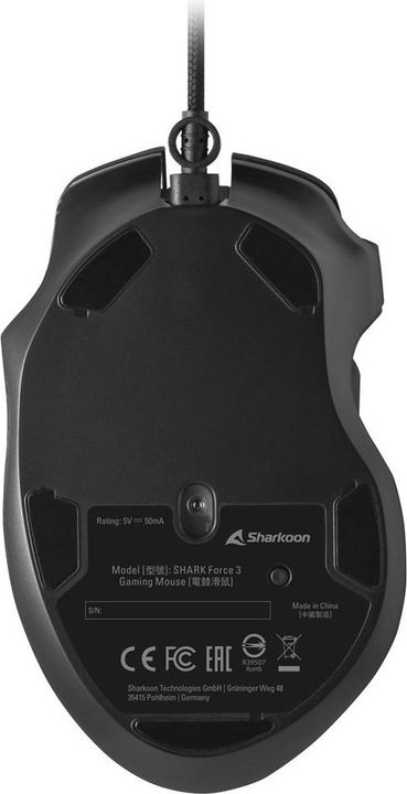 Produktbild Sharkoon SHARK Force 3 black OPT U (Kabelgebunden)