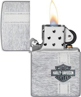 Actual product image Zippo Harley Davidson brushed