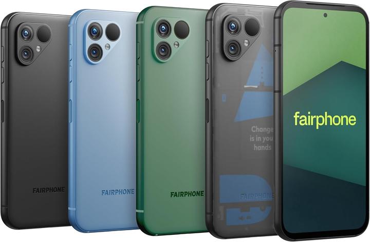 Produktbild Fairphone Exklusive Amazon-Variante mit iFixit-Schraubendreher, 50 MP Kameras, nachhaltig und reparierbar (256 GB, Schwarz, 5G)