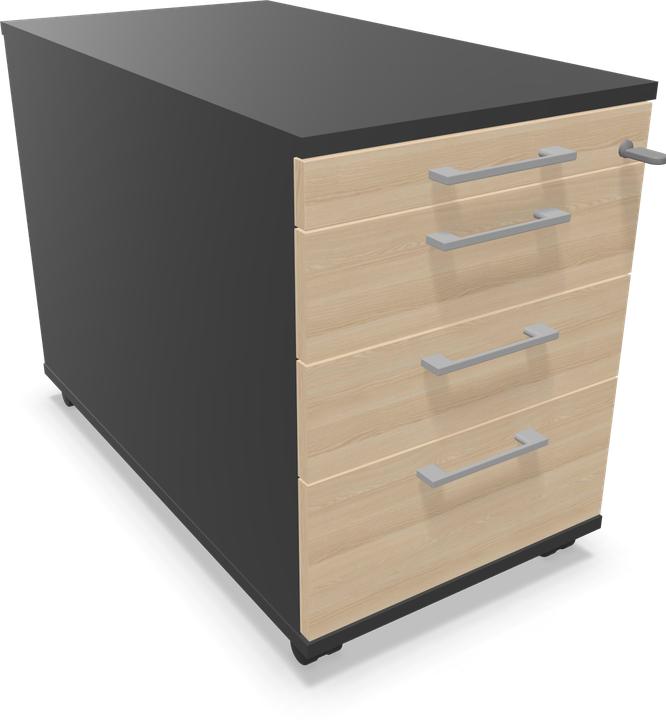 Ash decor sand beige with structure, Black, Dark grey, Silver grey