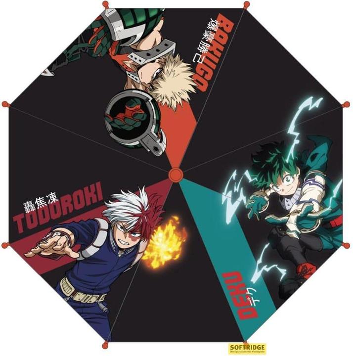 Cerda My Hero Academia parapluie Bakugo x Izuku x Todoroki