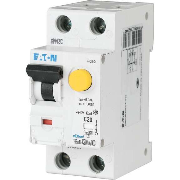 Eaton, Schutzschalter, FI/LS Kombination, 16 A, 100 mA, LS- 170687