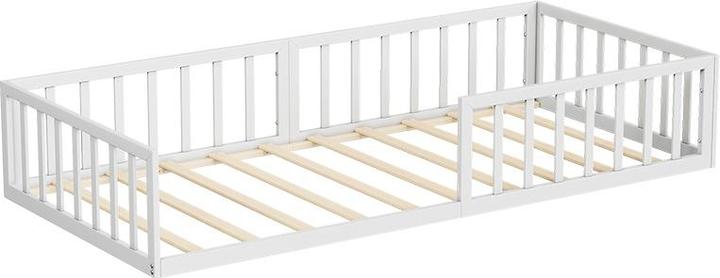 Actual product image VitaliSpa Bodenbett aus Metall Minno, Weiss, 90x200 ohne Matratze (90 x 200 cm)