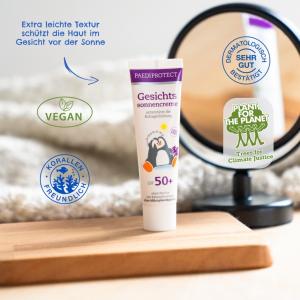 Produktbild Paediprotect Gesichtssonnencreme (Sonnencreme, SPF 50, 30 ml, 45 g)