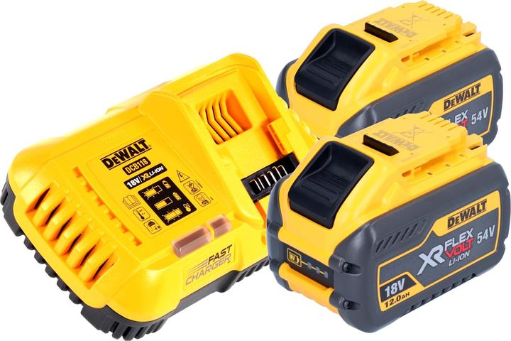 Produktbild DeWalt DCS 579 Y2T Akku Handkreissäge 54 V FlexVolt 190 mm Brushless + 2x Akku 12,0 Ah + Ladegerät