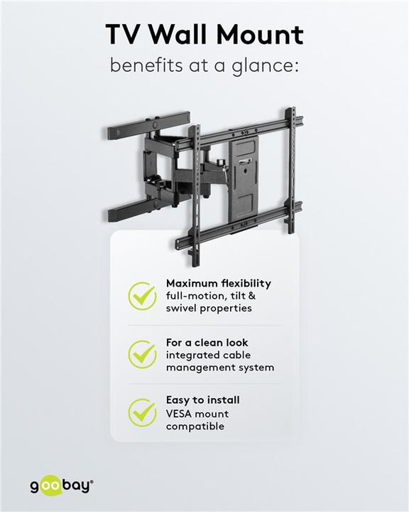 Produktbild Goobay Pro Fullmotion (Wand, 70", 60 kg)