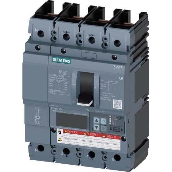 Siemens, Schutzschalter, Leistungsschalter 150A 4p 60-150A/In 3VA6115-0KQ41-0AA0