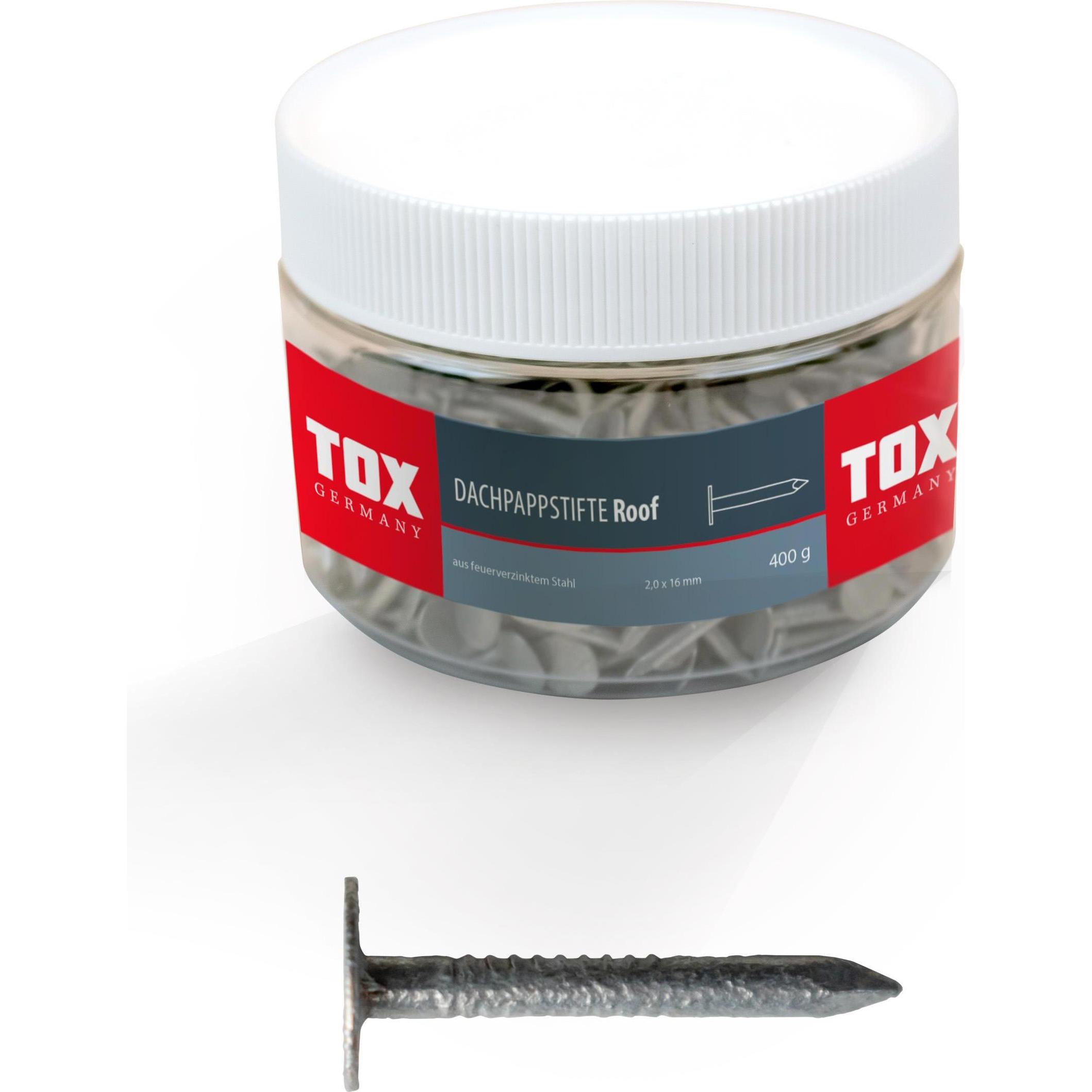 Tox, Dübel, Dachpappstifte Roof 2,0 x 16 mm (400g) (400 Stk.)