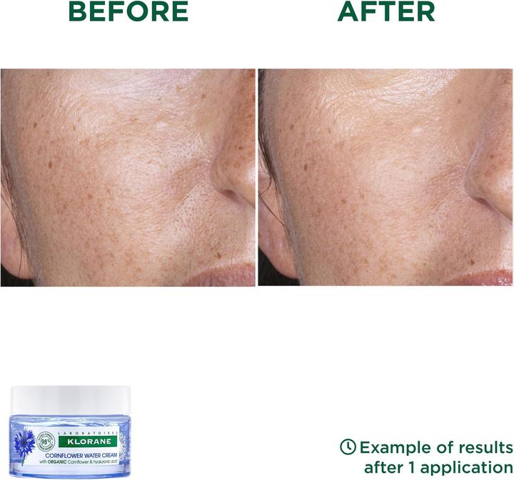 Actual product image Klorane Moisturising cream with organic cornflower (50 ml, Day cream)