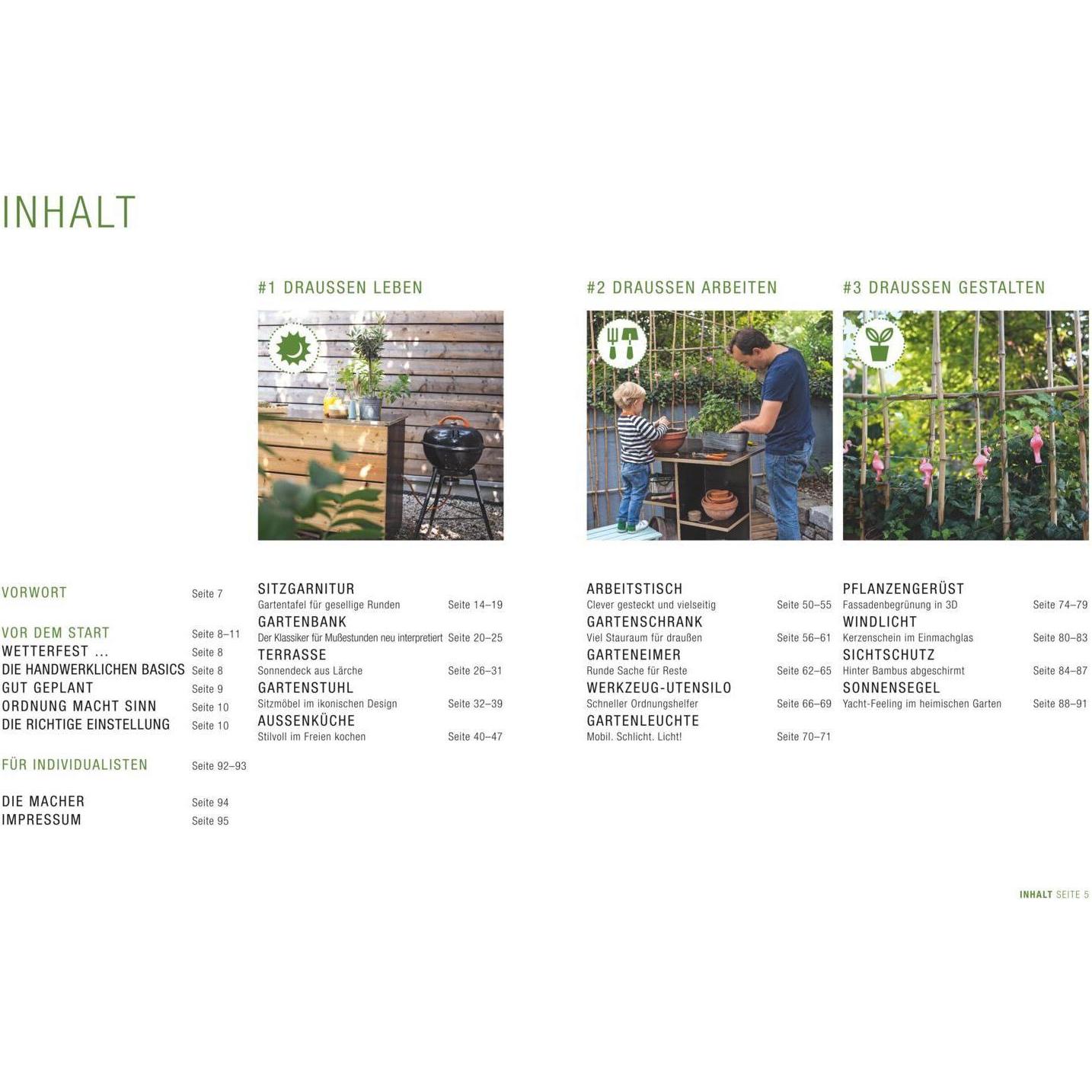 Thumbnail - Gartenmöbel zum Selberbauen, Ratgeber von Gregor Faubel