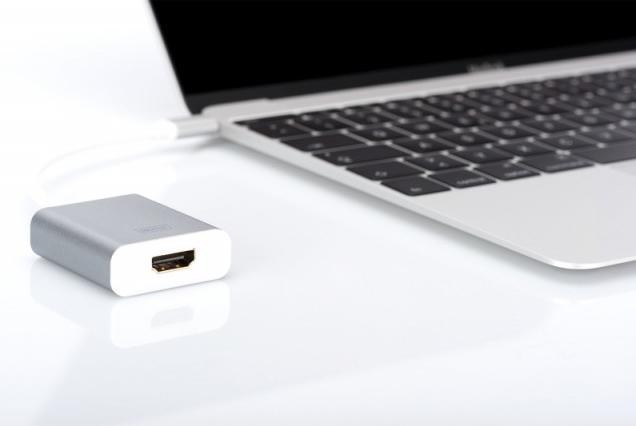 Actual product image Digitus USB C to (HDMI, 15 cm)