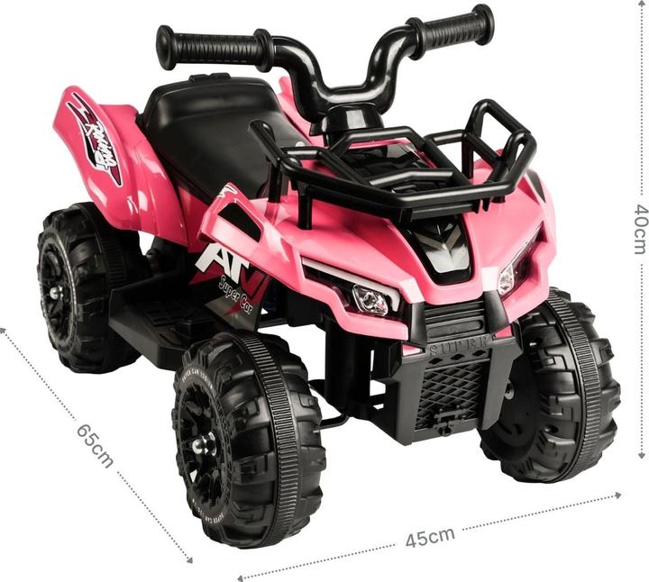 Actual product image Hermex Elektro-Quad für Kinder Kinderfahrzeug Elektrofahrzeug Spielzeug ATV (6 V)