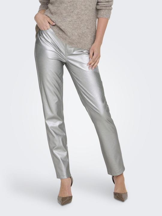Produktbild Only ONLEMILY Gerade geschnitten Hose in Lederoptik Hose in Lederoptik (XL)