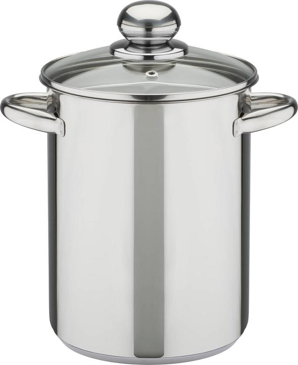 Actual product image GSW Asparagus Cooking Pot Stainless Steel 188 Ø 16 cm (Stainless steel)
