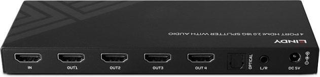 Image du produit Lindy Splitter 4 ports HDMI 8K60 avec audio