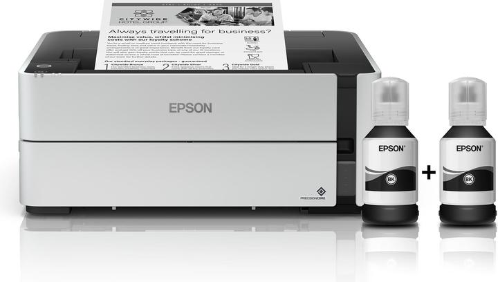 Produktbild Epson EcoTank M1170 - 1200 x 2400 DPI - 1 - A4 - 39 Seiten pro Minute - Doppeltdruck - (Tintentank, Schwarz-Weiss)