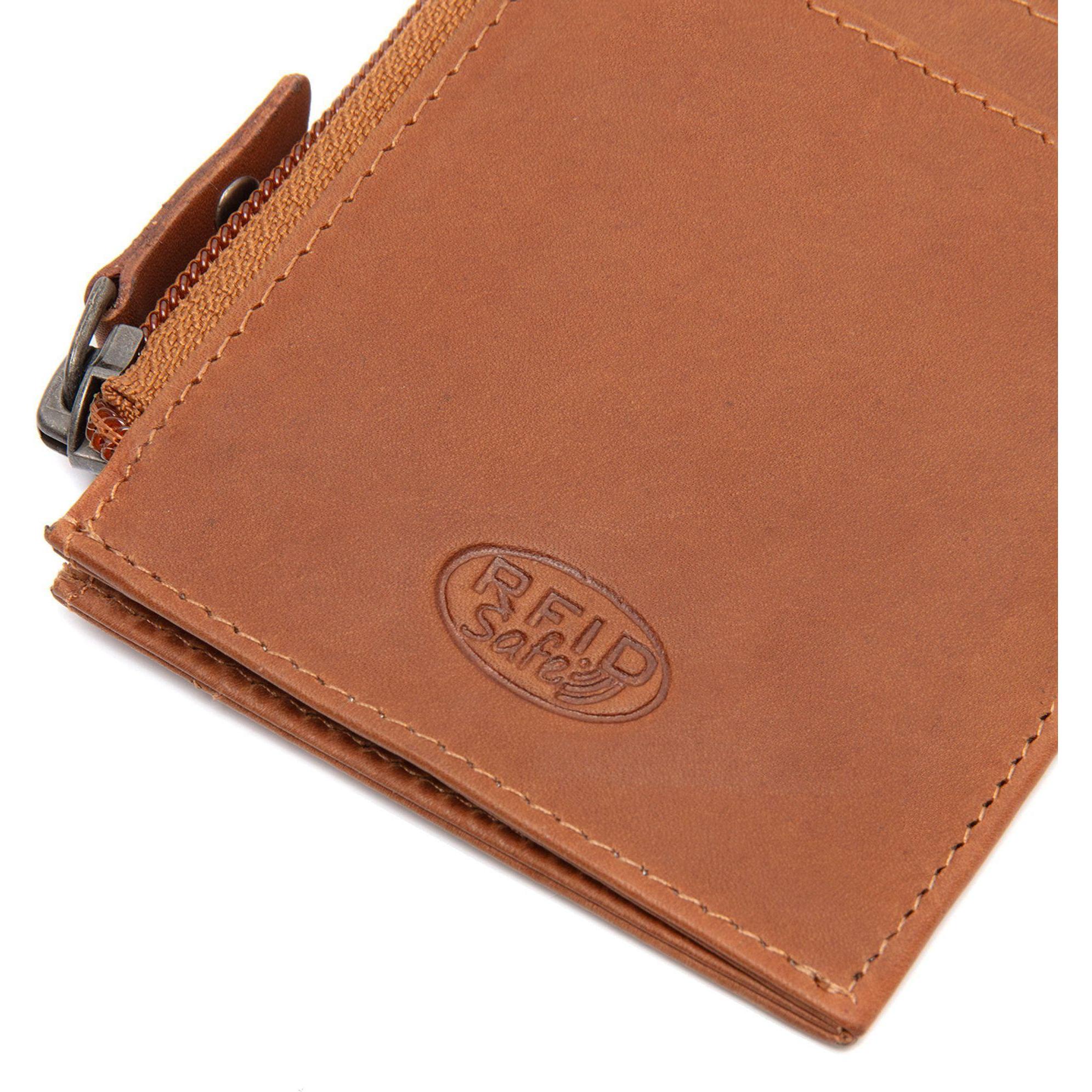 The Chesterfield Brand, Portemonnaie, Livenza Kreditkartenetui RFID Schutz Leder 12 cm, Braun