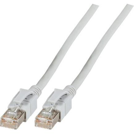 Thumbnail - EFB Elektronik Hersteller: RJ45 Patchkabel S/FTP, Cat.6A, VC LED, 0,5m, grau Das geschirmte Cat.6A R (S/FTP, CAT6a, 0.50...