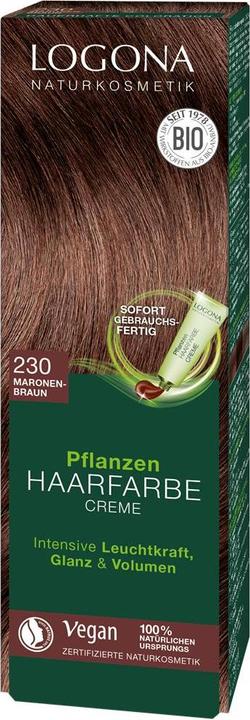 Actual product image Logona Herbal Hair Colour Cream (230 chestnut brown)