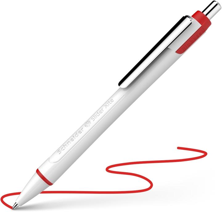 Actual product image Schneider Ballpoint pen SLIDER Xite XB, 90 % bio-based plastic, document-proof (Red, 10x)