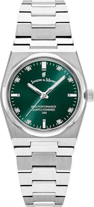 Produktbild Jacques du Manoir Elegantes Analog-Armbanduhr mit Metallarmband und Schweizer Uhrwerk (Analoguhr, Swiss Made, 31 mm)