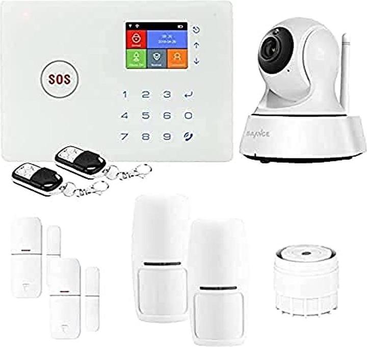 Image du produit LifeBox Système d'alarme sans fil pour maison avec caméra wifi et GSM, évolutif et sans abonnement