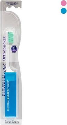 Image du produit Elgydium Brosse à dents Clinic Orthopocket Pocket Orthodontic Medium Toothbrush (Moyen)
