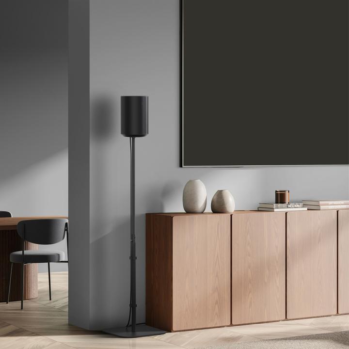 Produktbild Hama Lautsprecherständer für Sonos Era 100, höhenverstellbar, m. Kabelführung, S (1 Stk., Ständer, Höhenverstellbar)