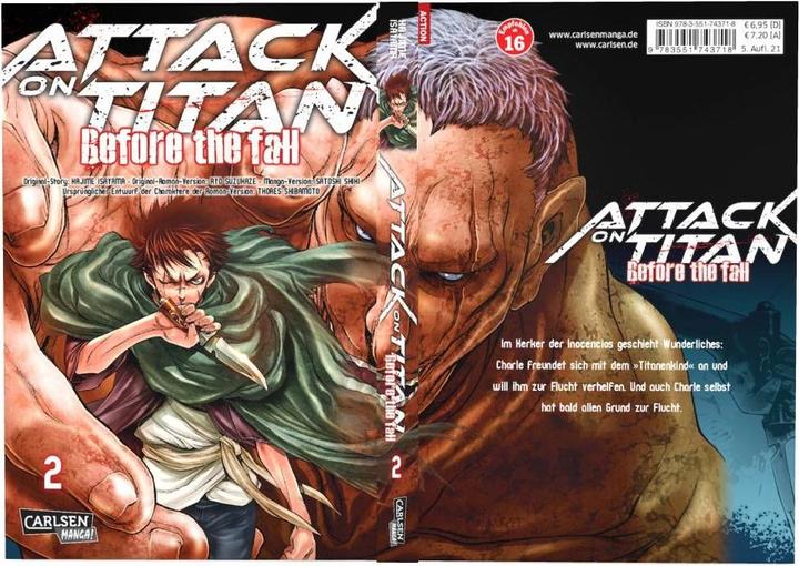 Produktbild Attack on Titan - Before the Fall, Band 02 (Deutsch, Hajime Isayama, 2015)