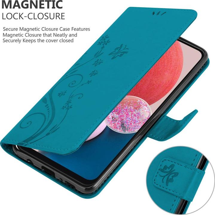 Actual product image Cadorabo Cover for Samsung Galaxy A13 4G with floral pattern (Samsung Galaxy A13)