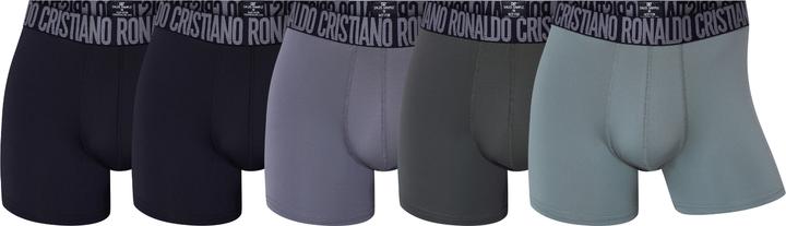 CR7 Mens Trunk Microfibre 5-Pack & Travel Bag (S, 5er Pack)