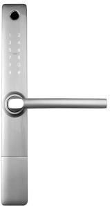 Produktbild Eura Griff mit Zutrittskontrolle ELH-20H4 silber (Fingerabdruck, Bluetooth, Elektronische Zahlenkombination, Schlüsselkarte)