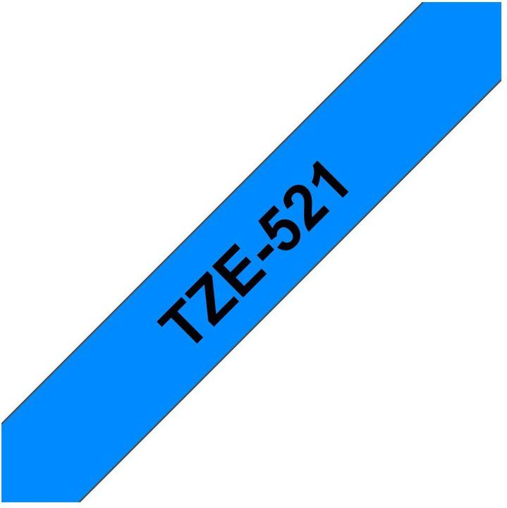 Immagine prodotto Brother TZ521 Nastro laminato (0.90 cm, Blu, Nero)