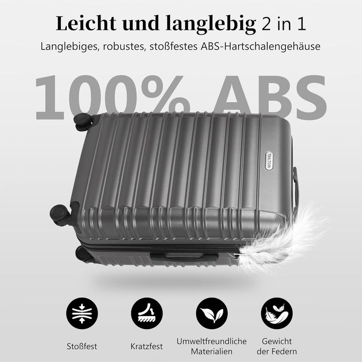 Immagine prodotto MoFut 3-teiliges Hartschalenkoffer-Set mit 360°-Rollen (95 l)