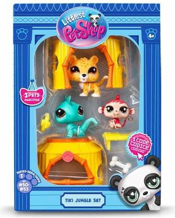 Produktbild Bandai Namco LPS Set 3 Pets Tiki Dschungel & acces.