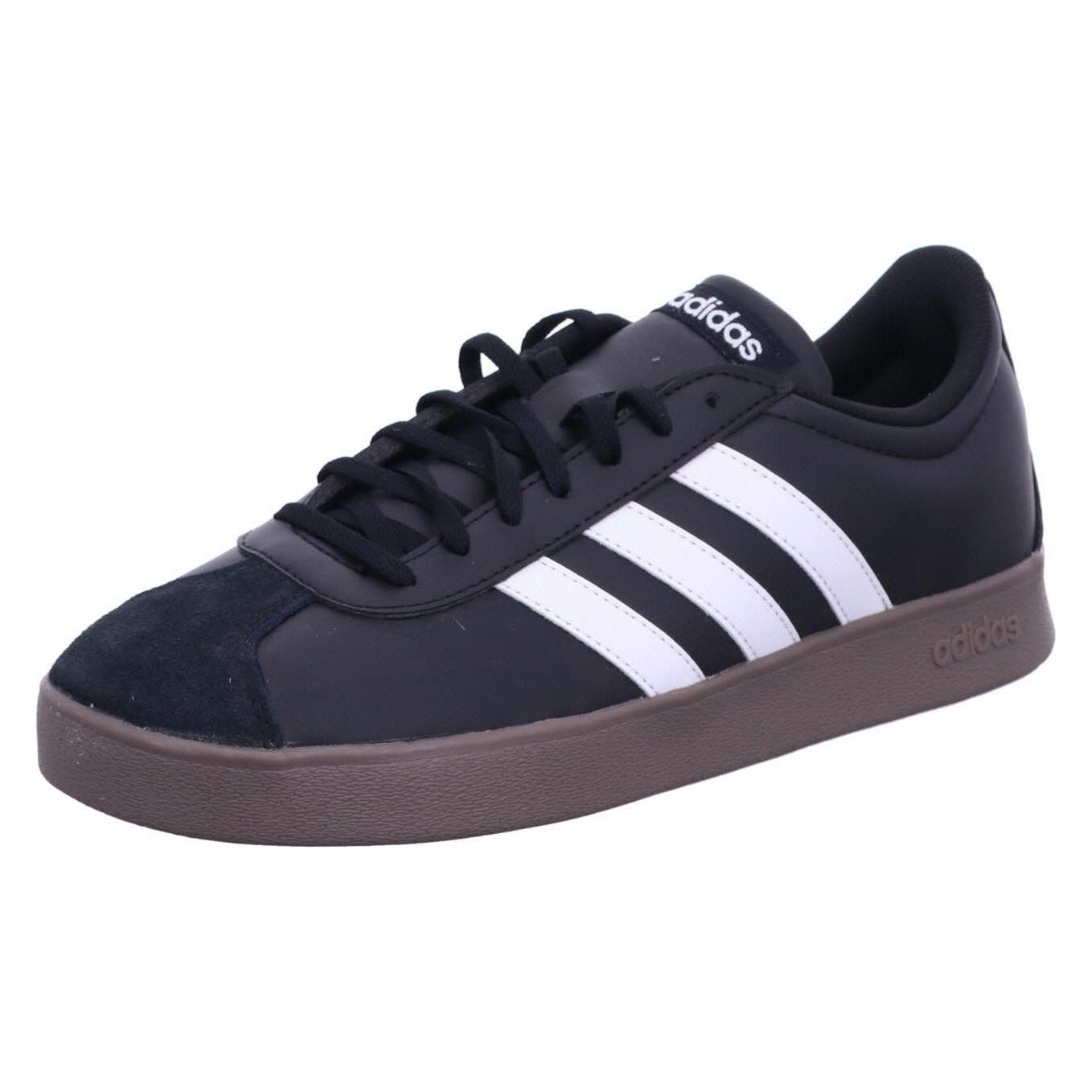 Adidas, Mannen, Sneakers, Vl Court Base Herrenschuhe, Zwart, (40.5)
