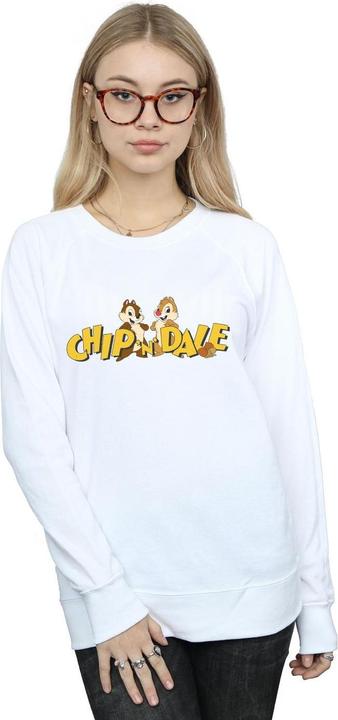 Actual product image Disney Womens/Ladies Chip And Dale Character Logo Sweatshirt (M)