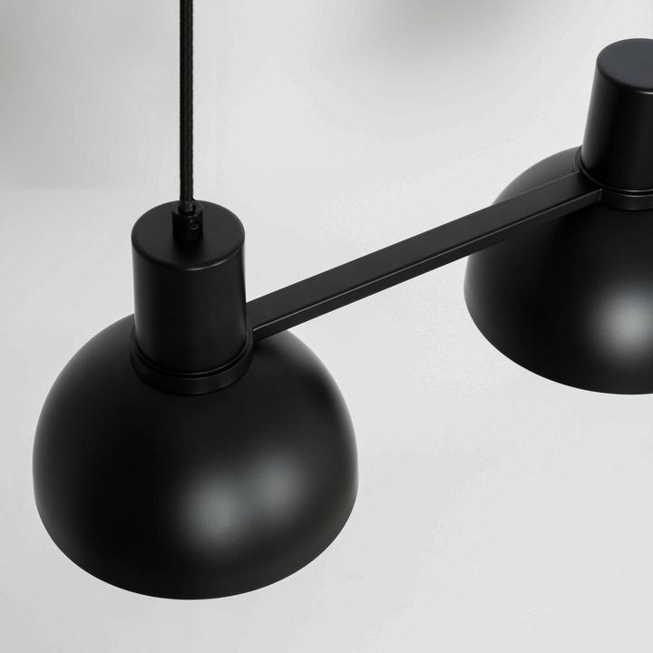 Actual product image Lucande Mostrid 3 pendant light Black (E27)