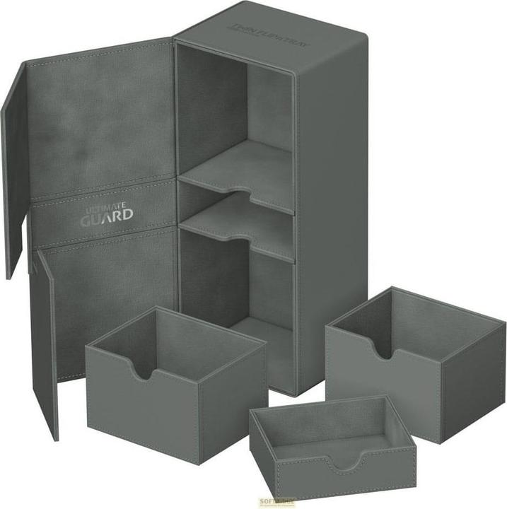 Image du produit Ultimate Guard Twin Flip'n'Tray 266+ Xenoskin Gris
