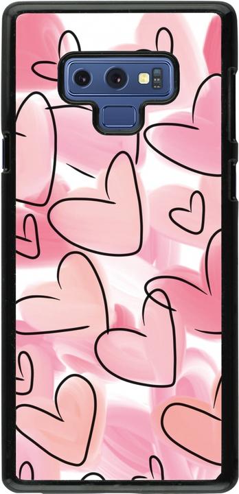 Produktbild PhoneLook Hülle Easter 2023 pink hearts (Samsung Galaxy Note 9)