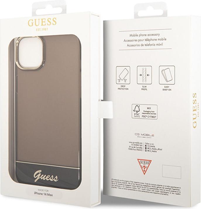 Produktbild Guess GUHCP14MHGCOK iPhone 14 Plus 6,7" czarny/black hardcase Translucent (Apple iPhone 14 Plus)