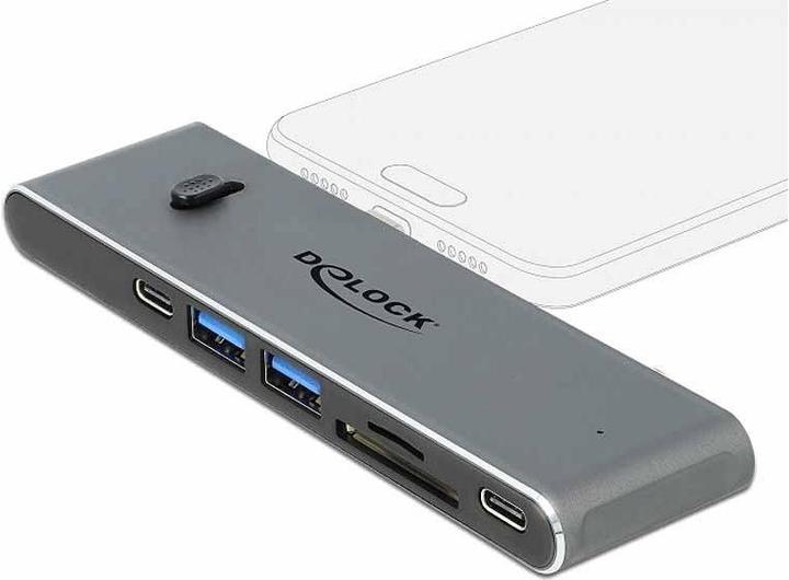 Produktbild Delock Dockingstation Dual USB Type-C™ mit HDMI / USB 3.2 / SD / PD 3.0 (Docking Port, 2 Ports)