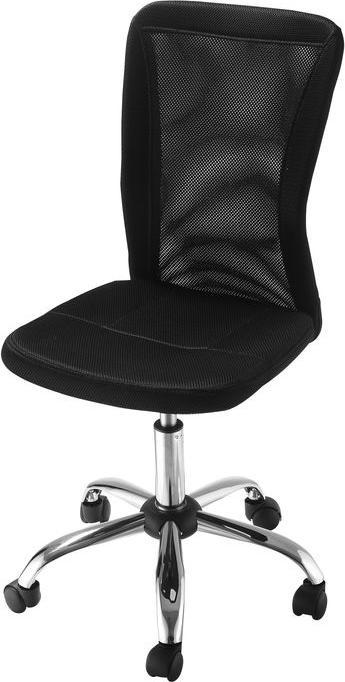 Produktbild Swisshandel24 Bürostuhl ergonomisch, mit atmungsaktiver Rückenlehne, bis 100 kg belastbar, Schwarz
